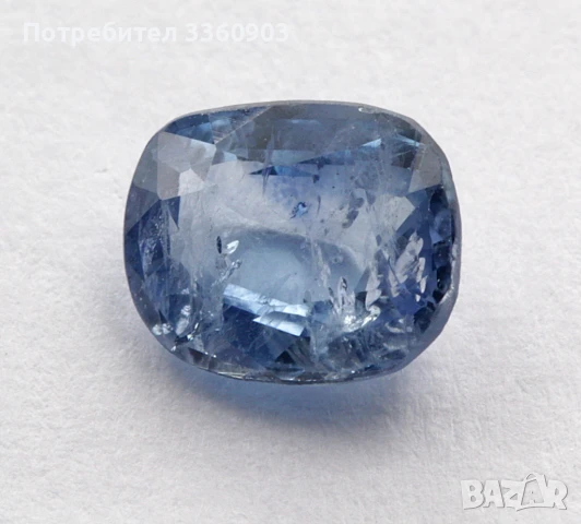 Сертифициран естествен виолетов Сапфир – 0,84 карата , снимка 4 - Колиета, медальони, синджири - 50795243