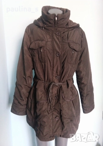 Два броя / Топла дамска парка / палто / яке с дебел хастар "Vero Moda" и "Clarina" , снимка 11 - Палта, манта - 36253767