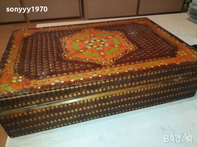 КРАСИВА ДЪРВЕНА КУТИЯ 30СМ 0306251009, снимка 12 - Други ценни предмети - 50530381