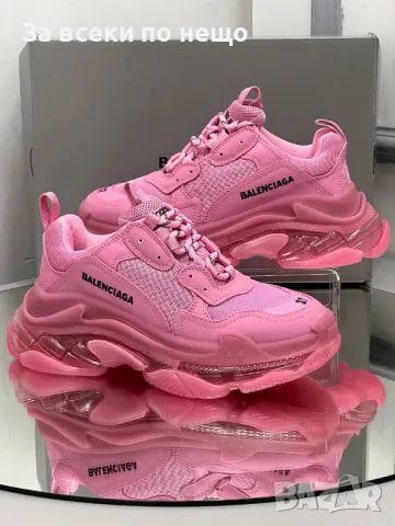 Дамски розови маратонки Balenciaga Код A52, снимка 1 - Маратонки - 47383977