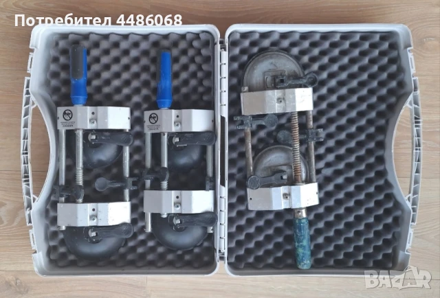 Bohle veribor, вендузи за изтегляне, вакуум, лапи, плочки стъкла, снимка 3 - Други инструменти - 50651246