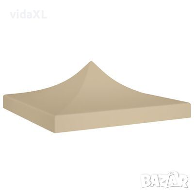 vidaXL Покривало за парти шатра, 3х3 м, бежово, 270 г/м²*SKU:315318