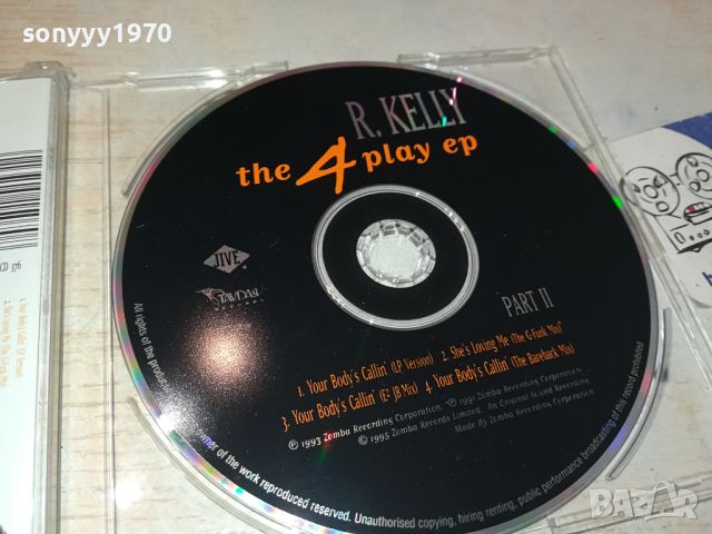 R.KELLY CD 2604241027, снимка 2 - CD дискове - 45463742