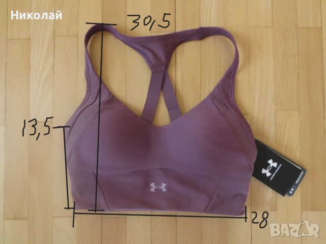 Under Armour UA Infinity Mid Rib Bra, снимка 3 - Корсети, бюстиета, топове - 45706823