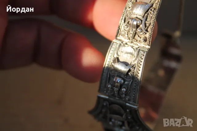 Дамска сребърна гривна , снимка 16 - Гривни - 49405246