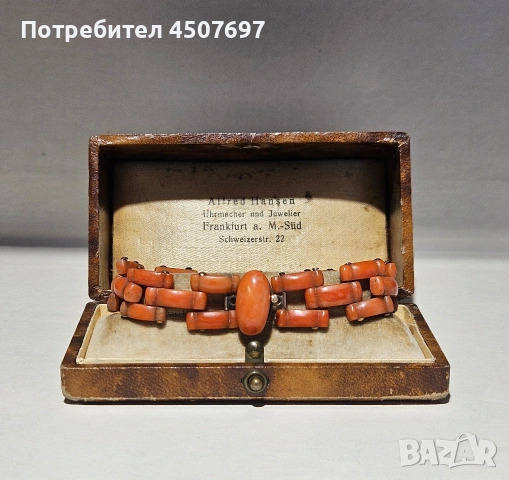 Коралова гривна, 14к златна., снимка 13 - Гривни - 53877244