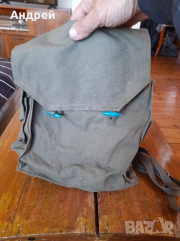 Стара торба от противогаз, снимка 2 - Антикварни и старинни предмети - 52323494