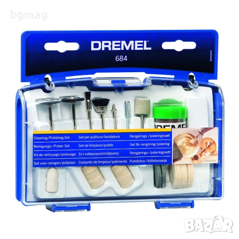 DREMEL 684-комплект консумативи за почистване и полиране, снимка 13 - Полирмашини - 52140716