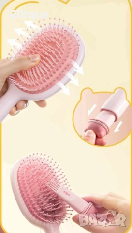 Четка за коса с четчица за почистване в два забавни варианта, снимка 10 - Други - 52832187