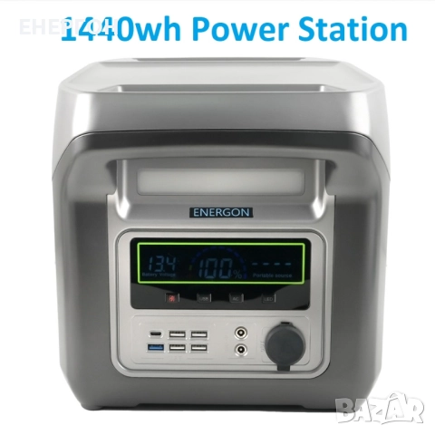 Енергийна станция ЕНЕРГОН - Инвертор 1000w 120ah lifepo4 акумулатор, снимка 2 - Къмпинг осветление - 33925253