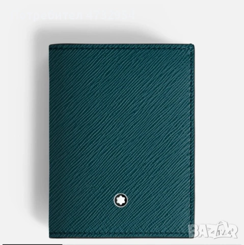 Портфейл Montblanc Sartorial 4cc mini wallet, снимка 2 - Портфейли, портмонета - 53414654