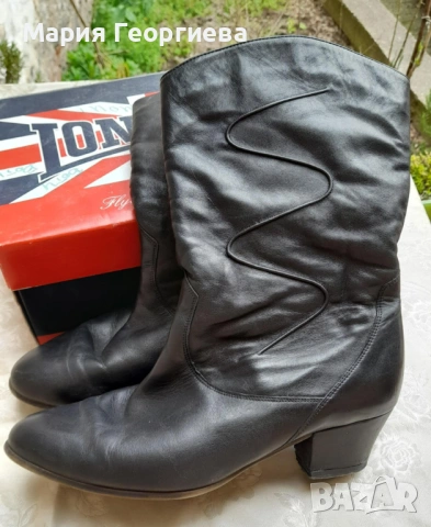 Боти Tom Tailor No39, Ботуши No37 Стелка 23.5, Ботуши сиви №40, снимка 9 - Дамски боти - 53930947