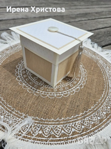 Картичка - кутия за абитуриентка. Плик за пари, снимка 5 - Други - 53891172