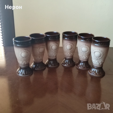 Сервиз за ракия керамичен ,декантер, снимка 9 - Сервизи - 52508458