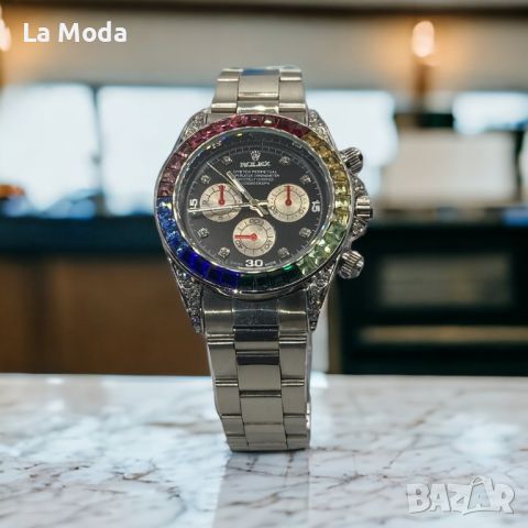 Часовник Rolex Rainbow Dayton сив реплика, снимка 2 - Мъжки - 45943532