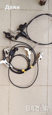 хидравлични спирачки за ремонт или части!, снимка 1 - Части за велосипеди - 45437091
