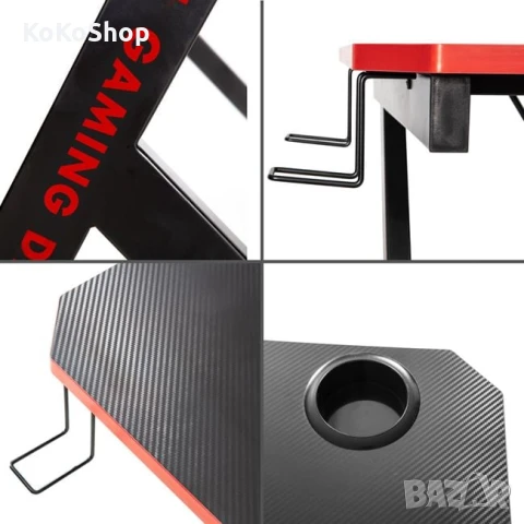 Геймърско бюро-120х60х76 см., снимка 5 - Бюра - 51421685