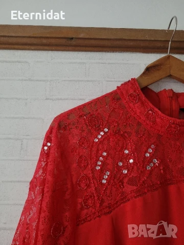 Официална червена рокля DOROTHY PERKINS , снимка 5 - Рокли - 50634720