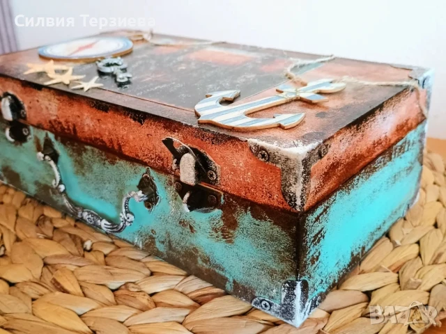 Подаръчен куфар "Passion for life" с вътрешна декорация , снимка 3 - Декорация за дома - 50808714