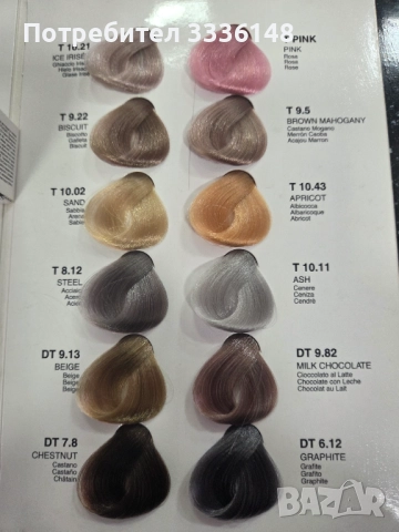 Боя за тониране с терапия , снимка 3 - Продукти за коса - 52138376