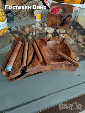 Пепелник за пури, снимка 8 - Табакери - 50701431