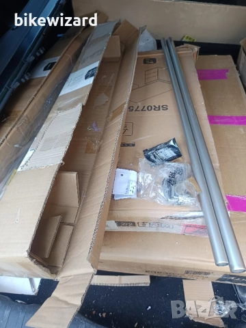 Метален корниз регулируем за баня 91.4-183 см. сив цвят НОВ