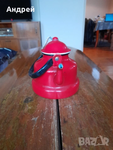 Стар емайлиран чайник #84, снимка 2 - Други ценни предмети - 53425015