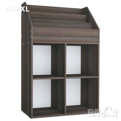 vidaXL Рафт детски книги сив сонома дъб 71x30x114 см инженерно дърво（SKU:339533, снимка 1 - Други - 46116848