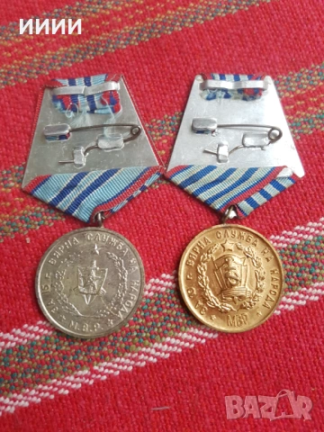 Орден медал МВР 2 бр, снимка 2 - Антикварни и старинни предмети - 53391784