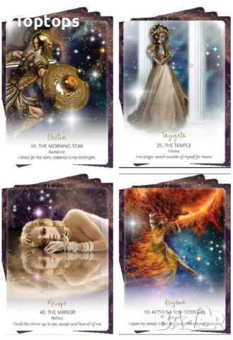 Оракул карти: Spirits&Shadows Oracle & Star Temple Oracle & Below the Surface Oracle, снимка 10 - Други игри - 36312554