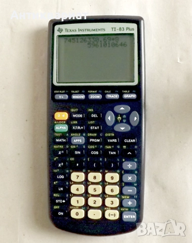 Научен графичен калкулатор Texas Instruments TI-83 Plus, снимка 2 - Друга електроника - 51869402