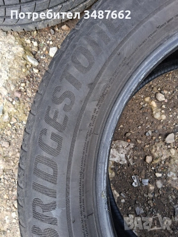 255 55 18 BRIDGESTONE 2бр летни дот 2021г , снимка 4 - Гуми и джанти - 53562952