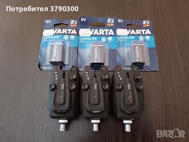 Сигнализатори 3 × Carp Focus Signal + 3 батерии Varta, снимка 4 - Екипировка - 46758766