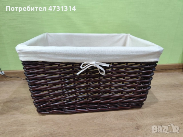 Кош/панер от върба. Размери 55/38/30 см.