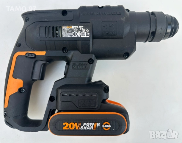 Worx WX381.9 Безчетков перфоратор и Worx ES376 Ударен винтоверт 2025г., снимка 3 - Перфоратори - 52359857