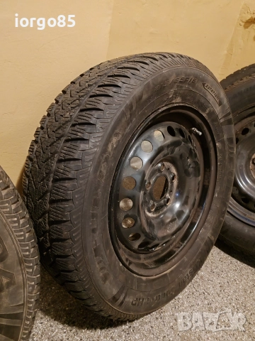 Гуми с джанти 5*114.3/16 със зимни гуми FULDA NISSAN, RENAULT