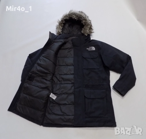 зимно пухено яке the north face hyvent парка горнище пухенка худи туризъм планина мъжко оригинално S, снимка 4 - Якета - 47540496