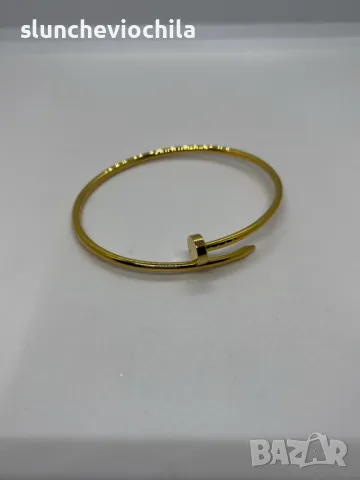 CARTIER Nail Juste un Clou Small Thin Gold, снимка 2 - Гривни - 47218770