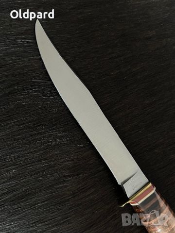 Античен ловен нож (Lamplough Cutlery Solingen 70 г.) в напълно ново състояние. (Rehw102), снимка 6 - Ножове - 45317221