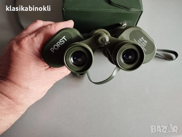 ТОП МОРСКИ- ЛОВЕН Немски  Бинокъл PORST 8х40, снимка 2 - Екипировка - 52065259