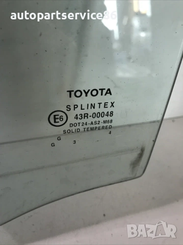 Стъкло за задна лява врата за Toyota Avensis 2.0 D4D (2005) 43R-00048 , снимка 2 - Части - 54215479