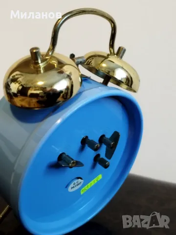 Стар механичен будилник, настолен часовник, снимка 5 - Антикварни и старинни предмети - 50076577