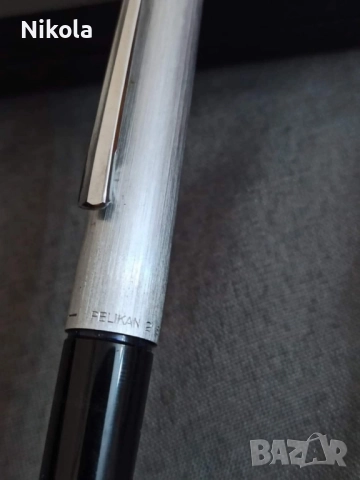 Писалака Pelikan 21 Silvexa Germanyв запазен вид писец-бяло злато 585 -14 карата ., снимка 2 - Антикварни и старинни предмети - 52011623