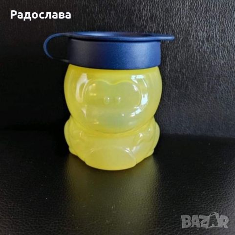 Еко бутилка Дино с флип капачка от Tupperware , снимка 2 - Прибори, съдове, шишета и биберони - 45761800