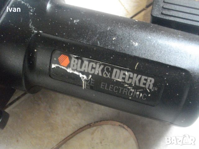 Английски Оригинален Мини Лентов Шлайф Ел. Пила 300 Вата-BLACK DECKER BD282E-Регулация Скорост, снимка 8 - Други инструменти - 46516115