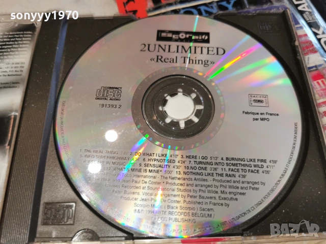 2 UNLIMITED ORIGINAL CD 0903261810H2E6R, снимка 5 - CD дискове - 53771196