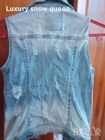 дънков елек guess , снимка 3 - Елеци - 50493494