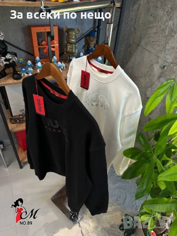 Hugo Boss Мъжка Памучна Блуза С Дълъг Ръкав Хуго Бос - Налични Различни Цветове Код SK89, снимка 3 - Блузи - 52475729