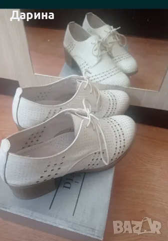 Дамски обувки от естествена кожа , снимка 2 - Дамски ежедневни обувки - 50096168