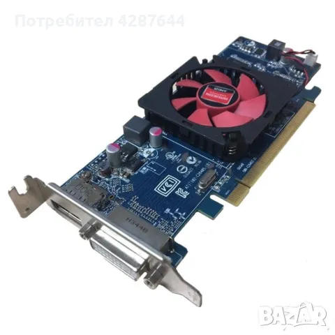 Употребявана видео карта AMD ATI Radeon HD6450 1GB LOW PROFILE V, снимка 1 - Видеокарти - 48591941